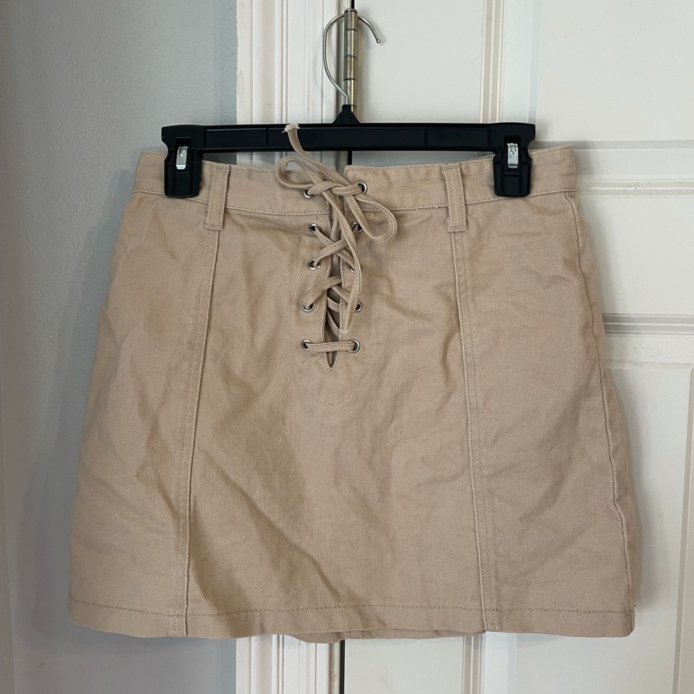$$Forever 21 tie up skirt